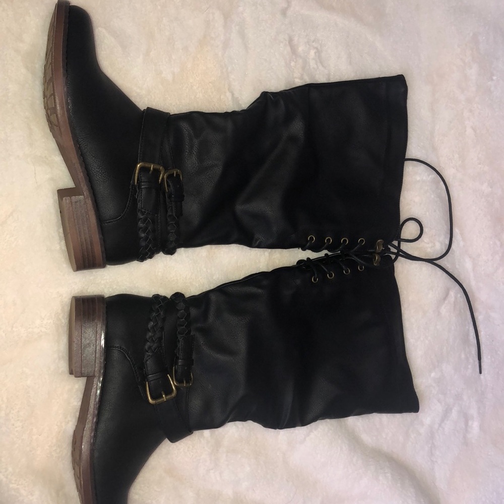 Xoxo black Montclair Riding Boot